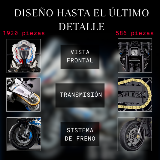 Moto de Colección de Bloques