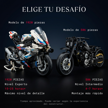Moto de Colección de Bloques