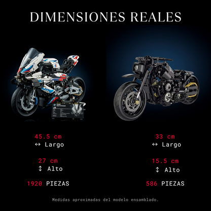 Moto de Colección de Bloques