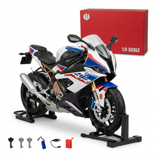 Moto Deportiva 1:9 con Humo Real y Luces LED