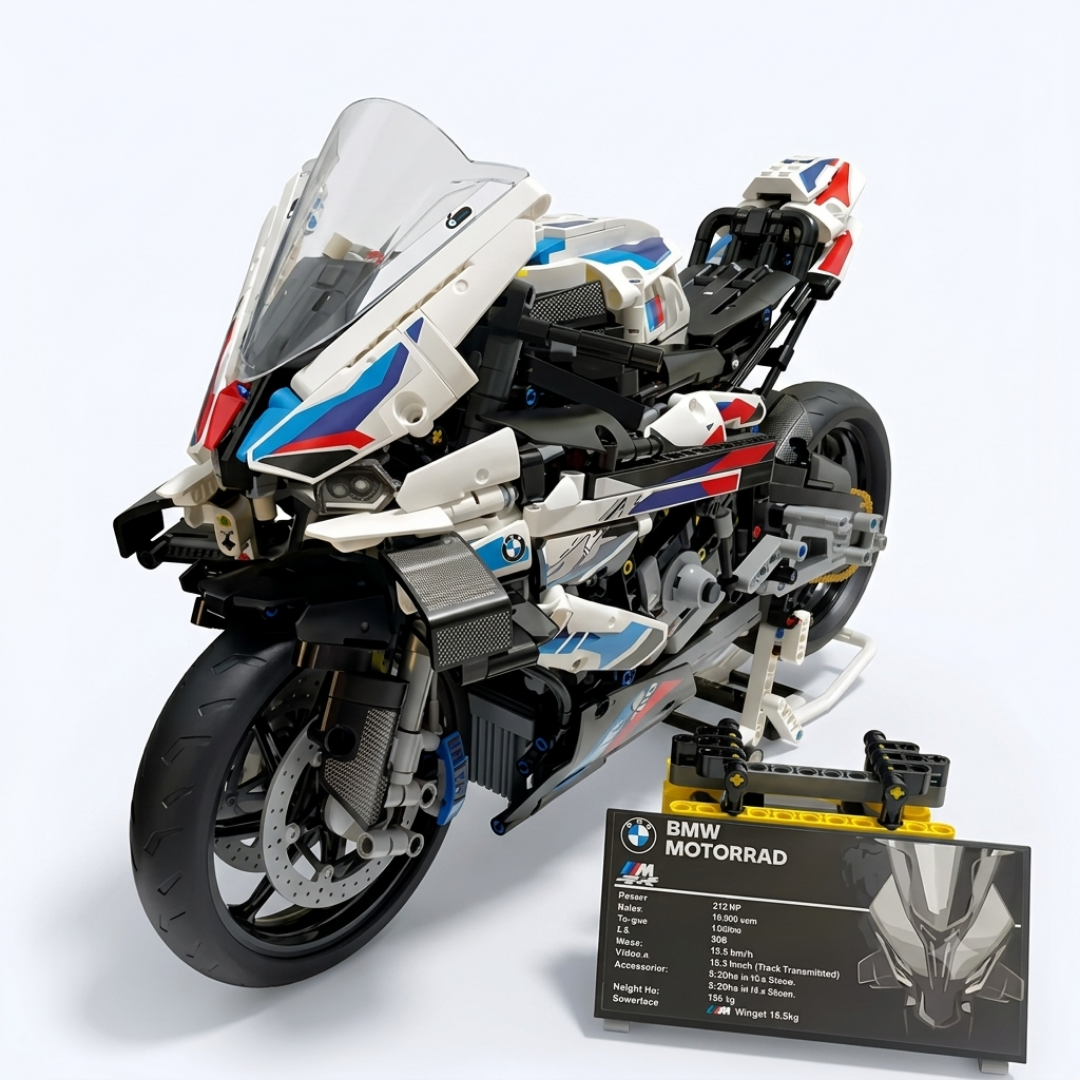 Moto de Colección de Bloques